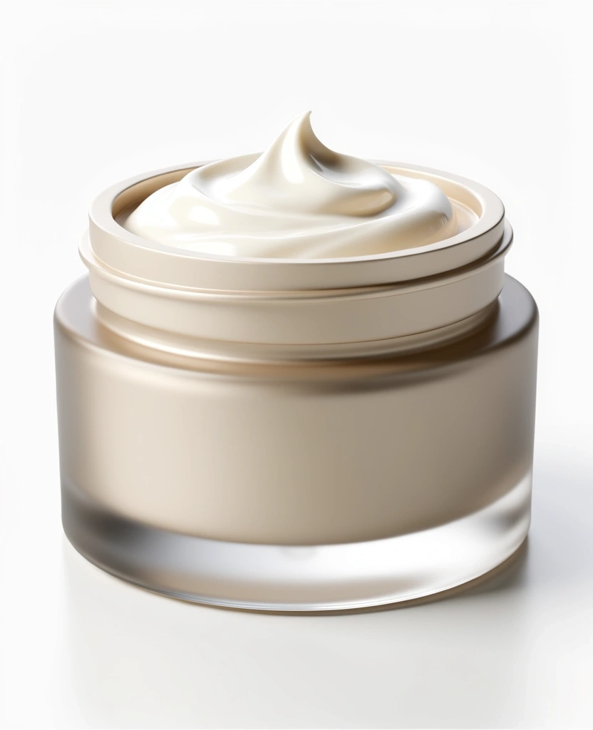 Luxury moisturizing cream jar